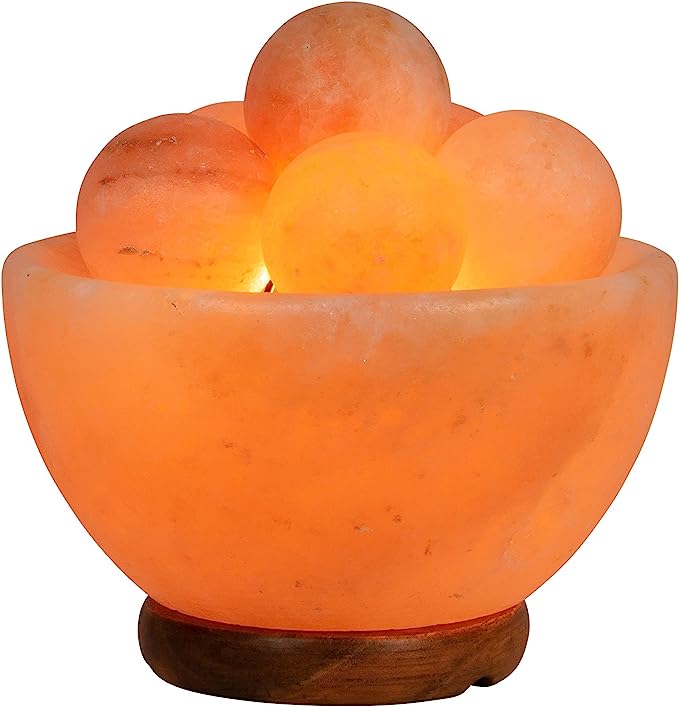 Himalayan Glow Salt Lamp with Dimmer Switch 5-7 lbs